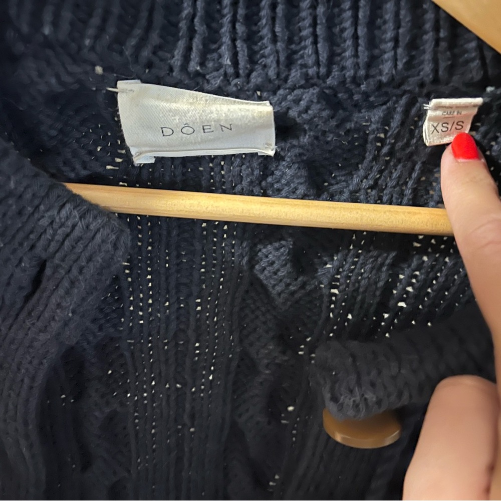 Doen Pomme Cardigan Navy XS/S - Picture 4 of 7